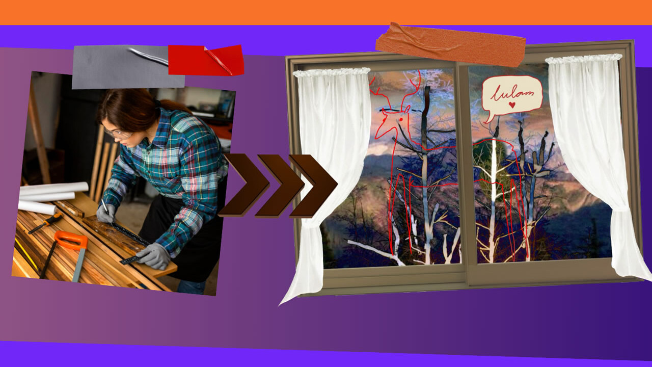 DIY DELAVNICA: Umetna okna