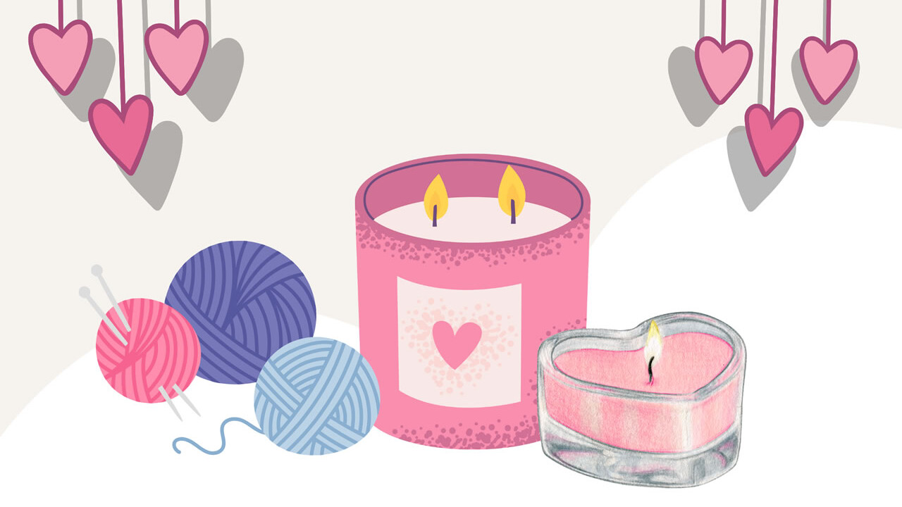 Izdelava sveč in kvačkanje