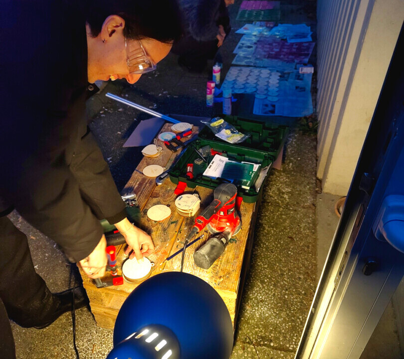 Umetnina iz okraskov hvaležnosti 8