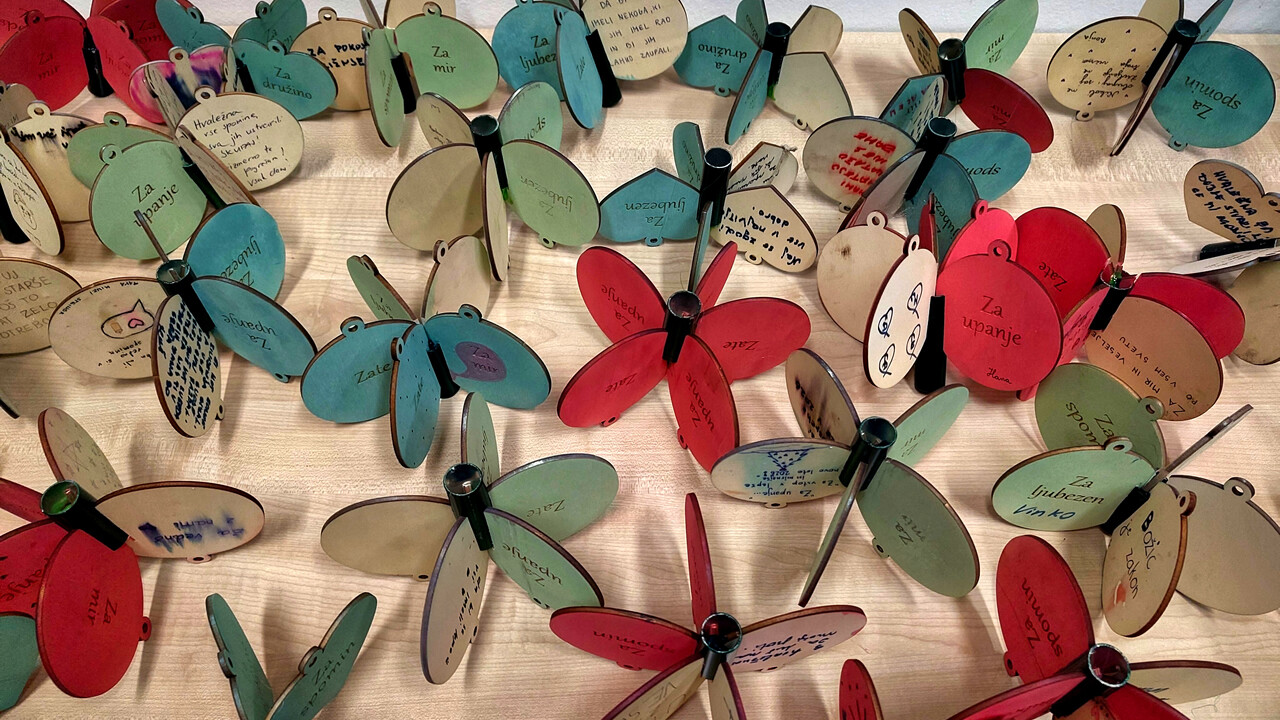 Umetnina iz okraskov hvaležnosti 3