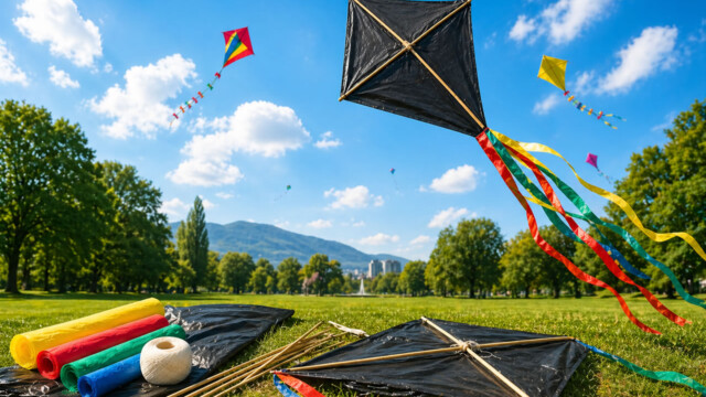 Zmaji svobode - Spuščanje zmajev