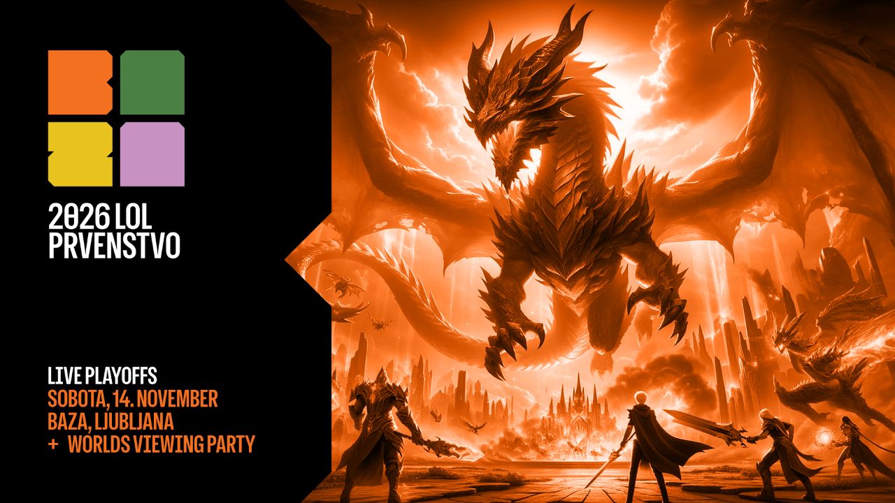 BAZA League of Legends Prvenstvo - live playoff
